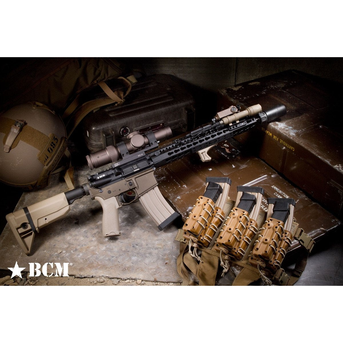 Bravo Company - BCM Gunfighter Scout Mount KeyMod - Black
