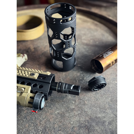Breek Arms - Plan B Echo Single Port Muzzle Brake 1/2x28 TPI 9MM — view 6