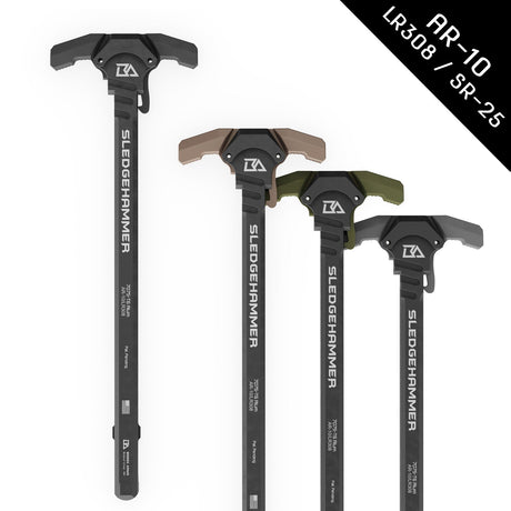 Breek Arms - Sledgehammer AR-10/LR308 Charging Handle - Black