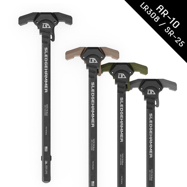 Breek Arms - Sledgehammer AR-10/LR308 Charging Handle - Black