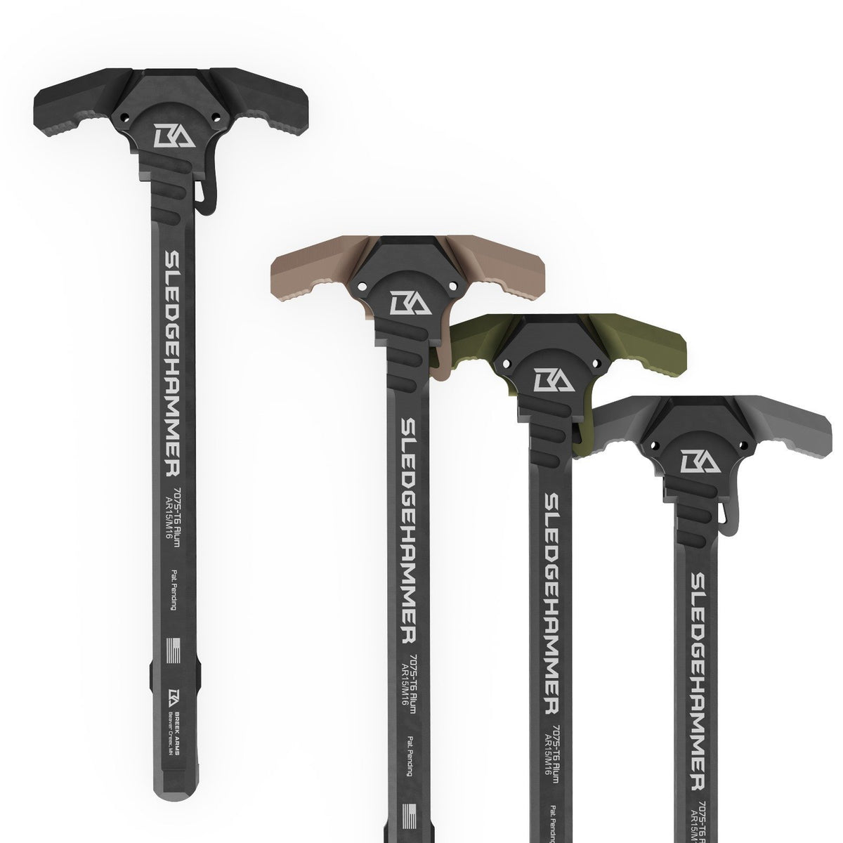 Breek Arms - Sledgehammer AR-15 Charging Handle - Black