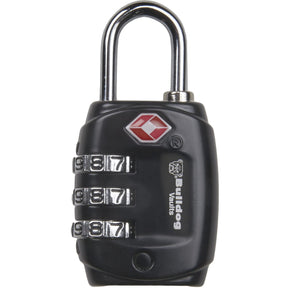 Bulldog Cases - TSA Lock with Steel Shackle - Black