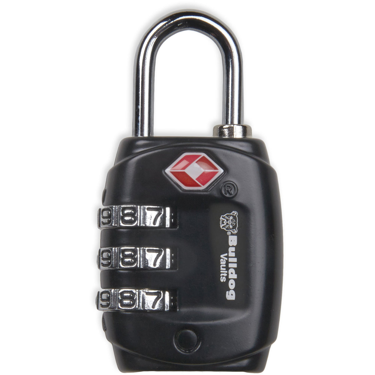 Bulldog Cases - TSA Lock with Steel Shackle - Black