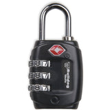 Bulldog Cases - TSA Lock with Steel Shackle - Black