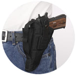 Bulldog Cases - Extreme Pistol Holster Belt Loop & Clip - Black