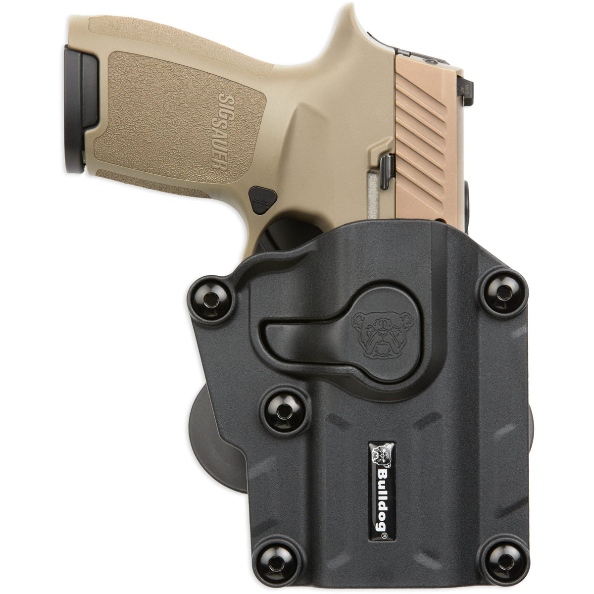 Bulldog Cases - Max Multi-Fit Polymer Holster for Full Size - LH