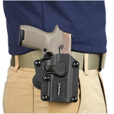 Bulldog Cases - Max Multi-Fit Polymer Holster for Full Size - LH