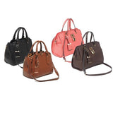Bulldog Cases - Satchel Purse with Holster - Chesnut/Leopard