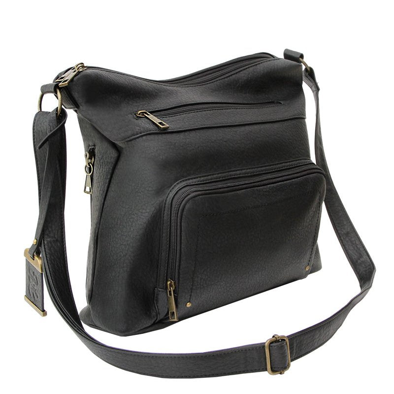 Bulldog Cases - Cross Body Purse with Holster - Black