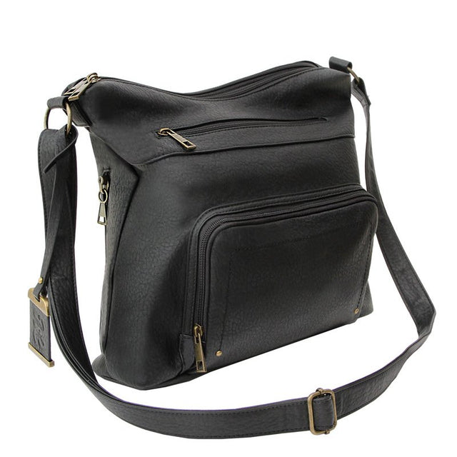 Bulldog Cases - Cross Body Purse with Holster - Black