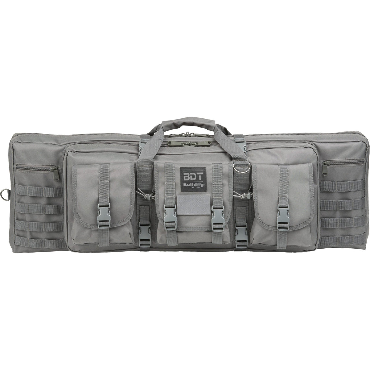 Bulldog Cases - Deluxe 36" Single Tactical Rifle Case - Seal Gray