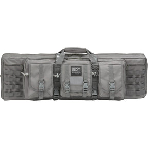 Bulldog Cases - BDT Tactical Double Rifle Bag, Seal Gray, 13" x 43"