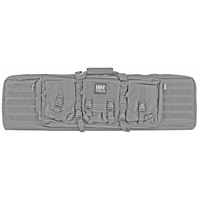 Bulldog Cases - BDT Tactical Double Rifle Bag, Seal Gray, 13" x 43"