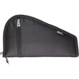 Bulldog Cases - Deluxe Pistol Case with Pocket and Sleeve - Black