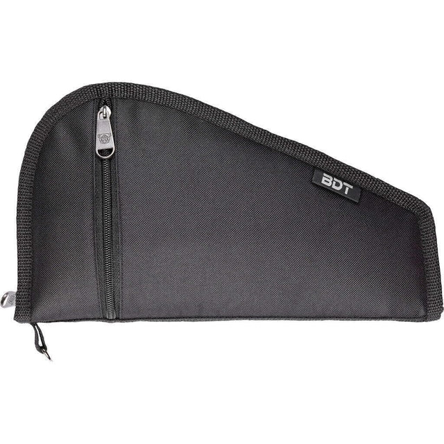 Bulldog Cases - Deluxe Pistol Case with Pocket and Sleeve - Black
