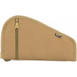 Bulldog Cases - Deluxe Pistol Case with Pocket and Sleeve - Tan