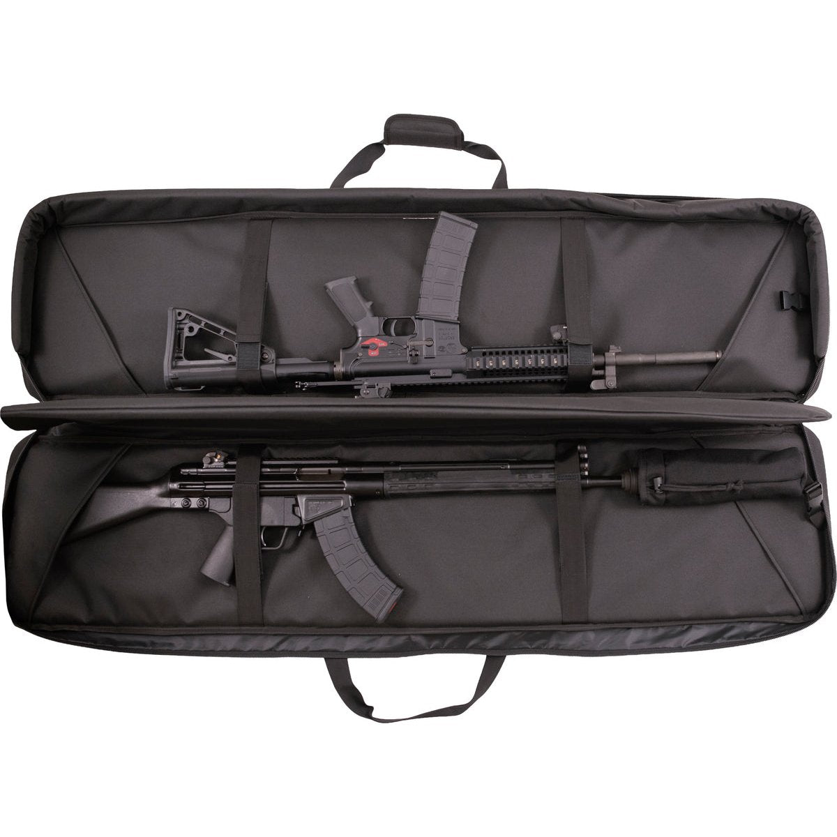 Bulldog Cases - Double Suppressor Tactical Rifle Bag 52" - Black