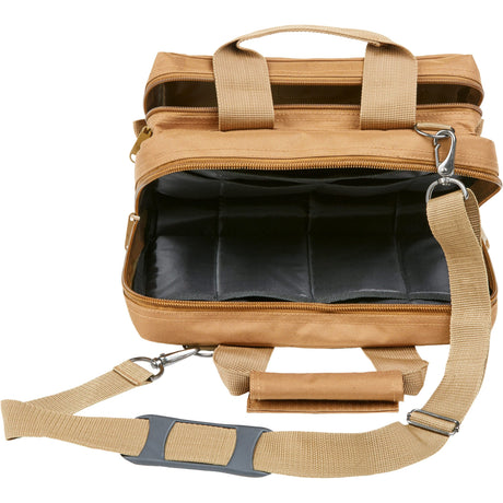 Bulldog Cases - Deluxe 2 Pistol Range Bag with MOLLE - Tan