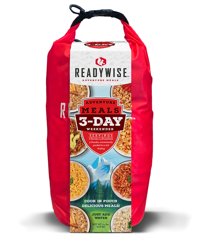 ReadyWise - 3 Day Weekender Kit with Dry Bag