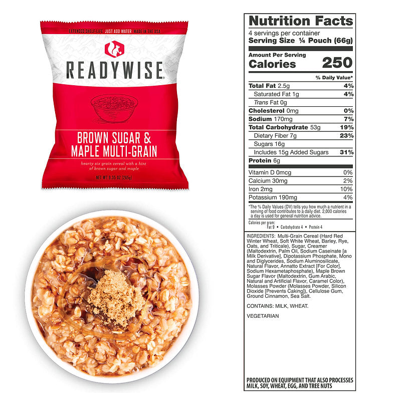 ReadyWise - 72 Hour Emergency Food Supply