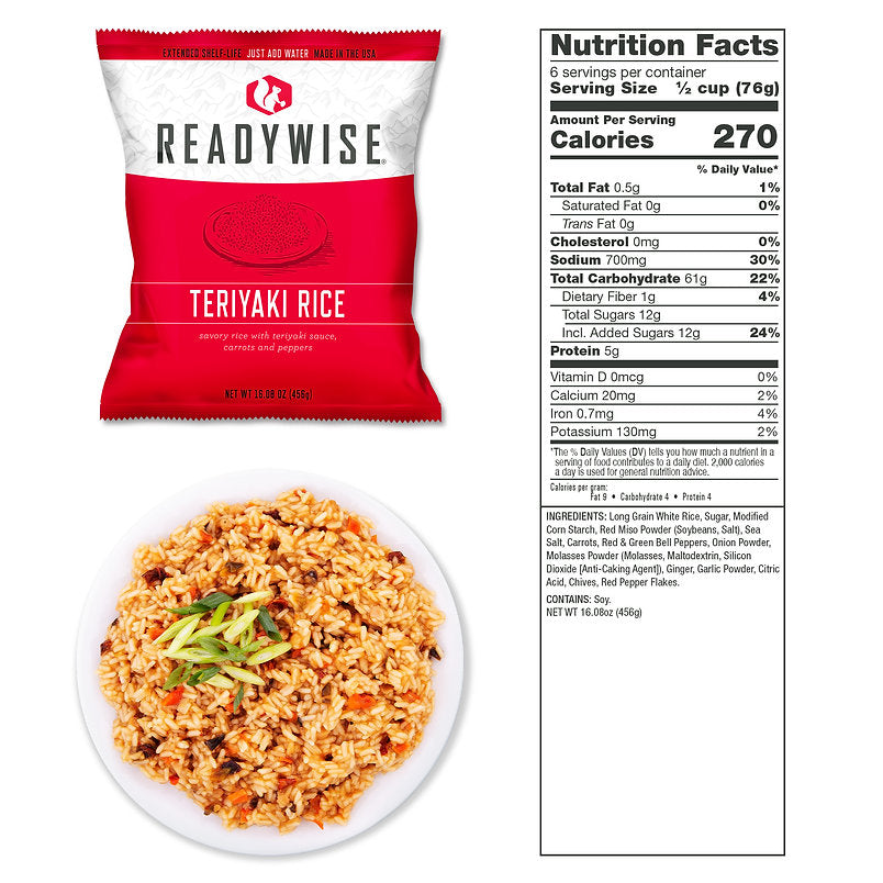 ReadyWise - 720 Servings of Ready Wise Emergency Survival Food Storage