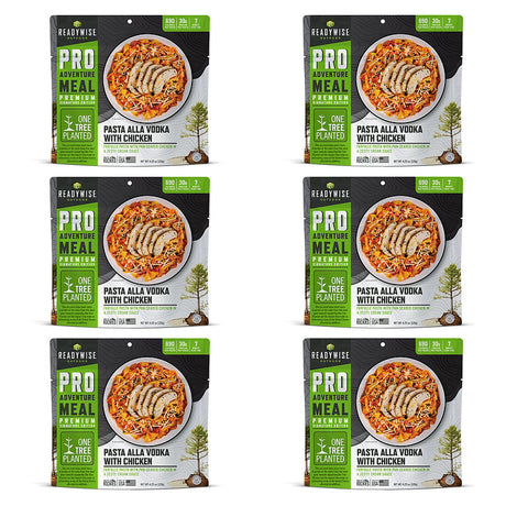 ReadyWise - 6 CT ReadyWise Pro Adventure Meal Farfalle alla Vodka with Chicken