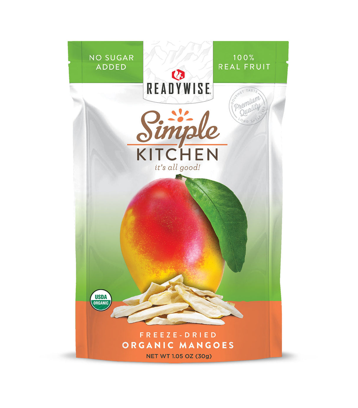 ReadyWise - 6 CT Case Simple Kitchen Organic FD Mango