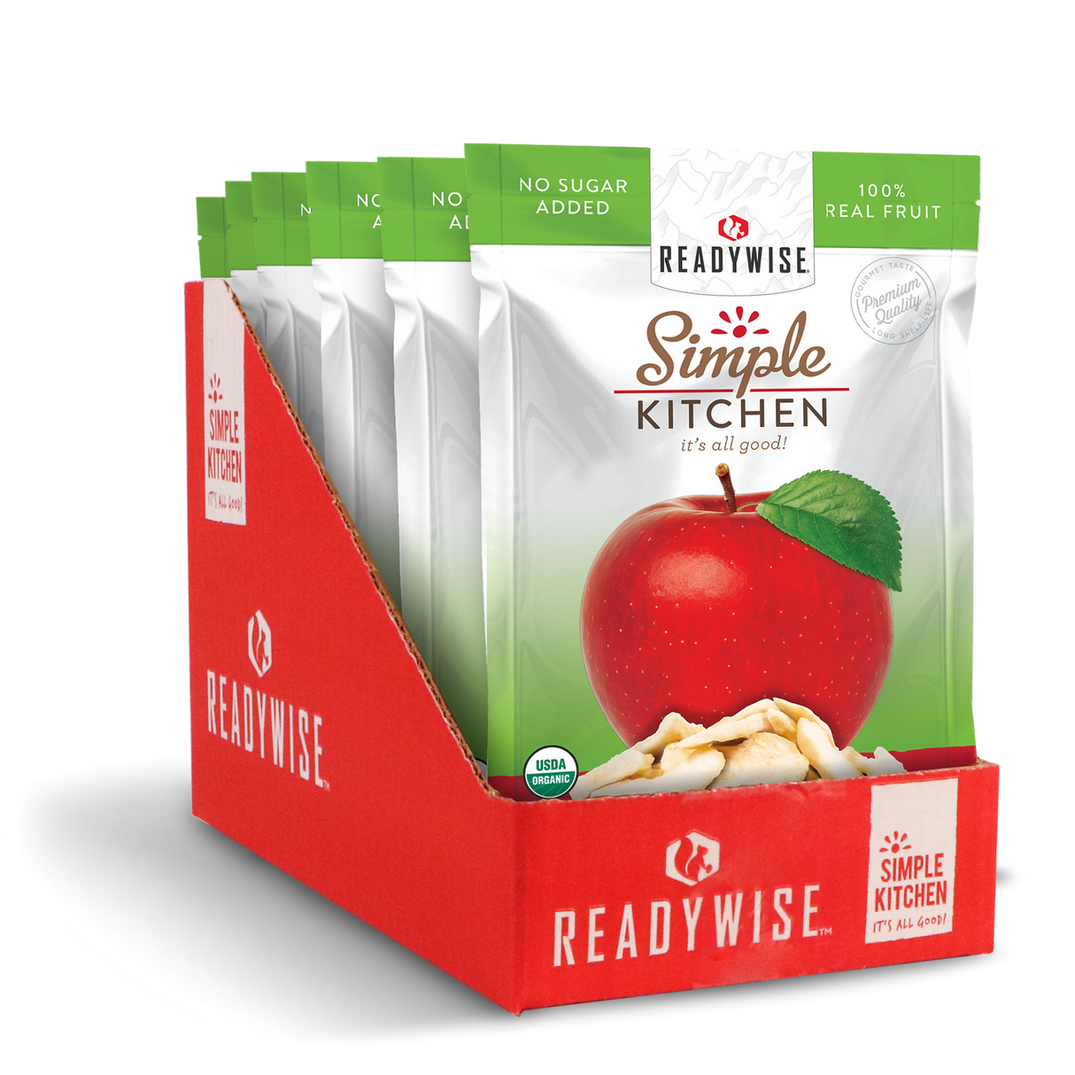 ReadyWise - 6 CT Case Simple Kitchen Organic FD Apple