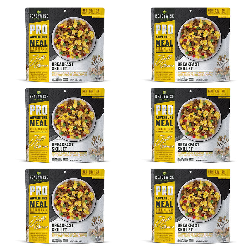 ReadyWise - 6 CT ReadyWise Pro Adventure Meal Breakfast Skillet