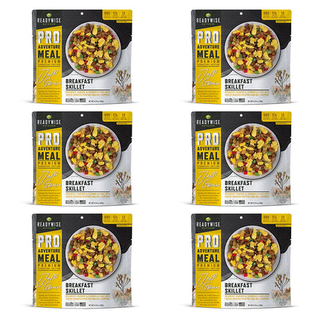ReadyWise - 6 CT ReadyWise Pro Adventure Meal Breakfast Skillet