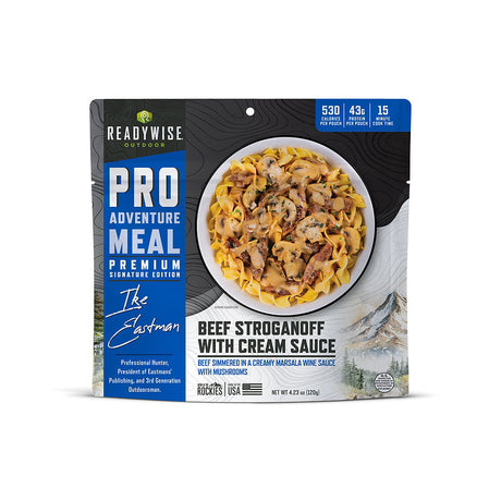 ReadyWise - 6 CT ReadyWise Pro Adventure Meal Beef Stroganoff with Mushroom Cream Sauce