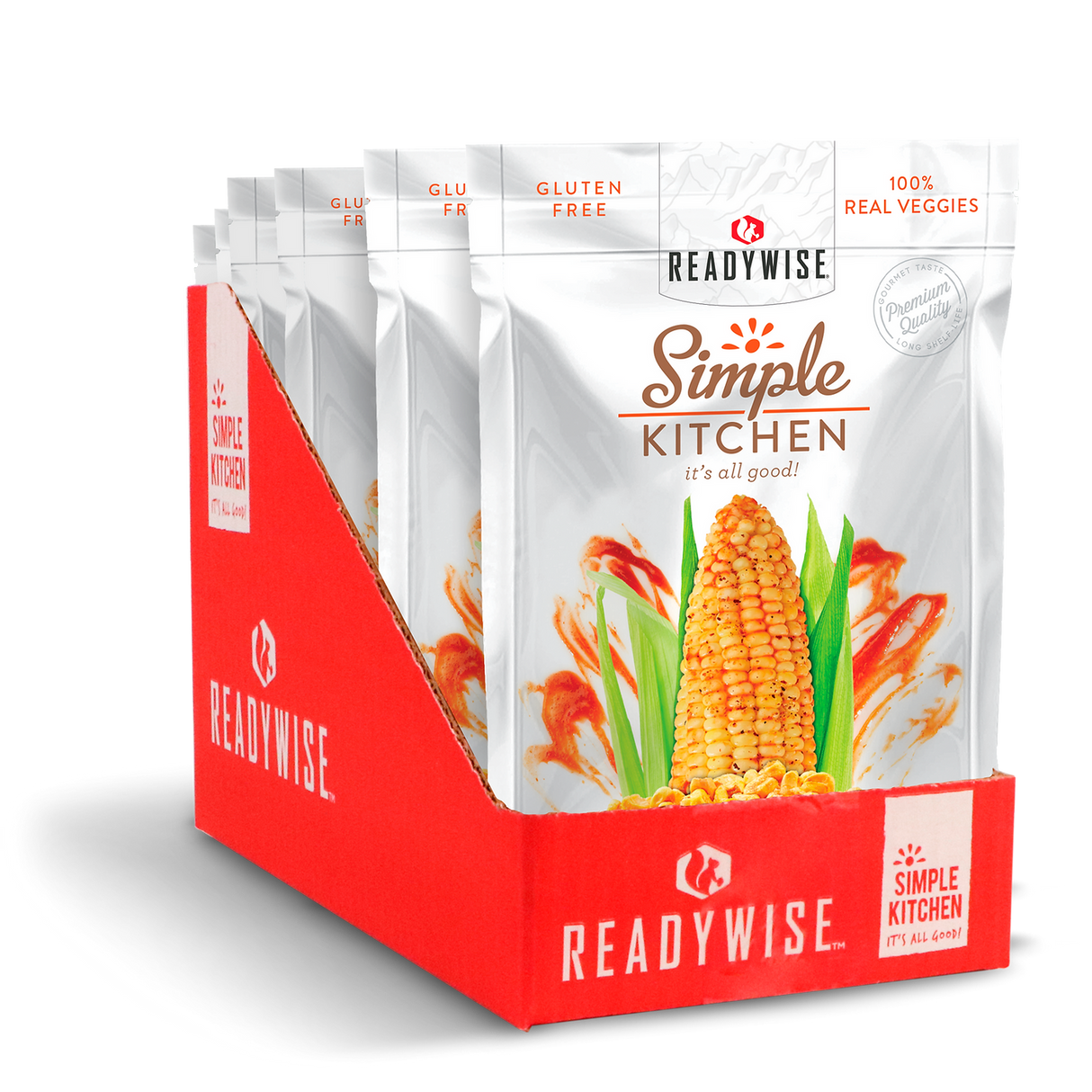 ReadyWise - 6 CT Case Simple Kitchen Sriracha Corn