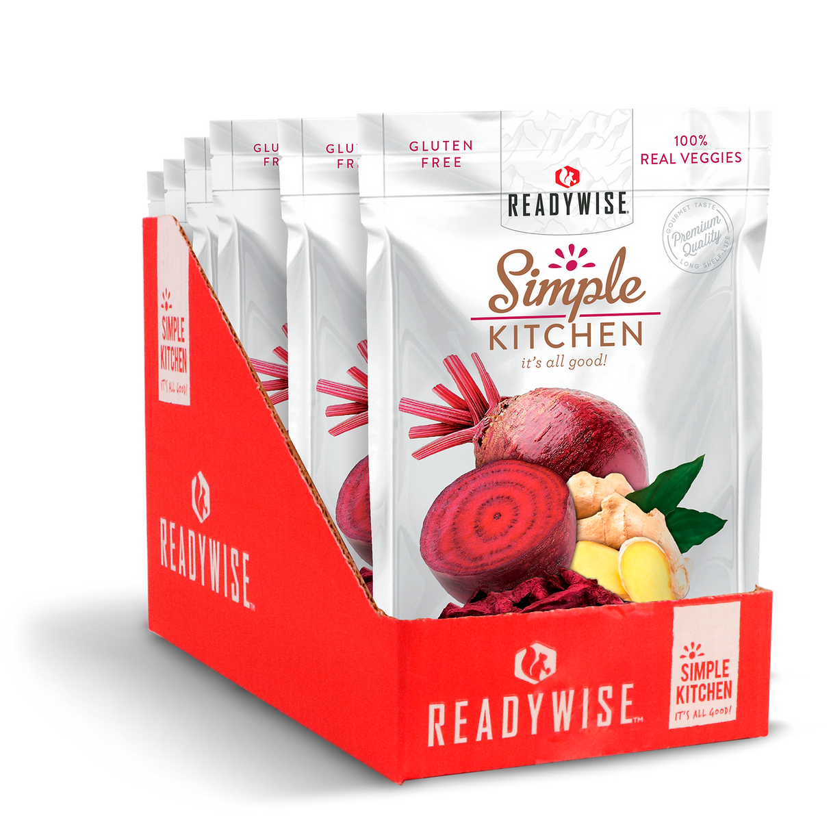 ReadyWise - 6 CT Case Simple Kitchen Ginger Beets