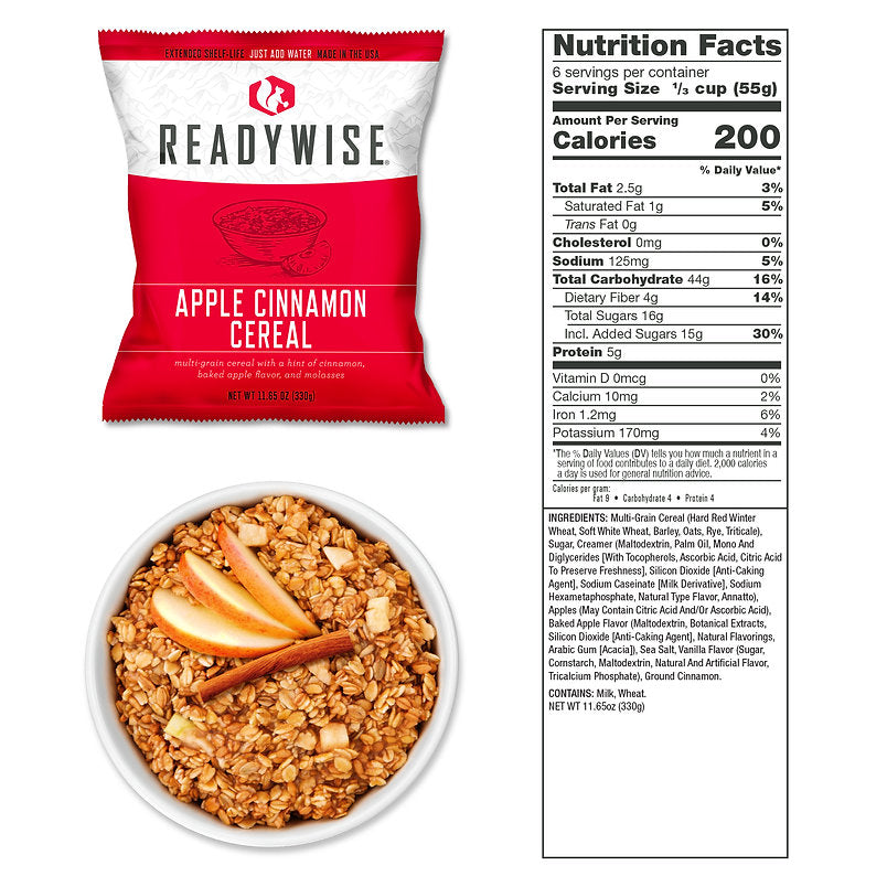 ReadyWise - 1440 Serving Package of Long Term Emergency Food Supply