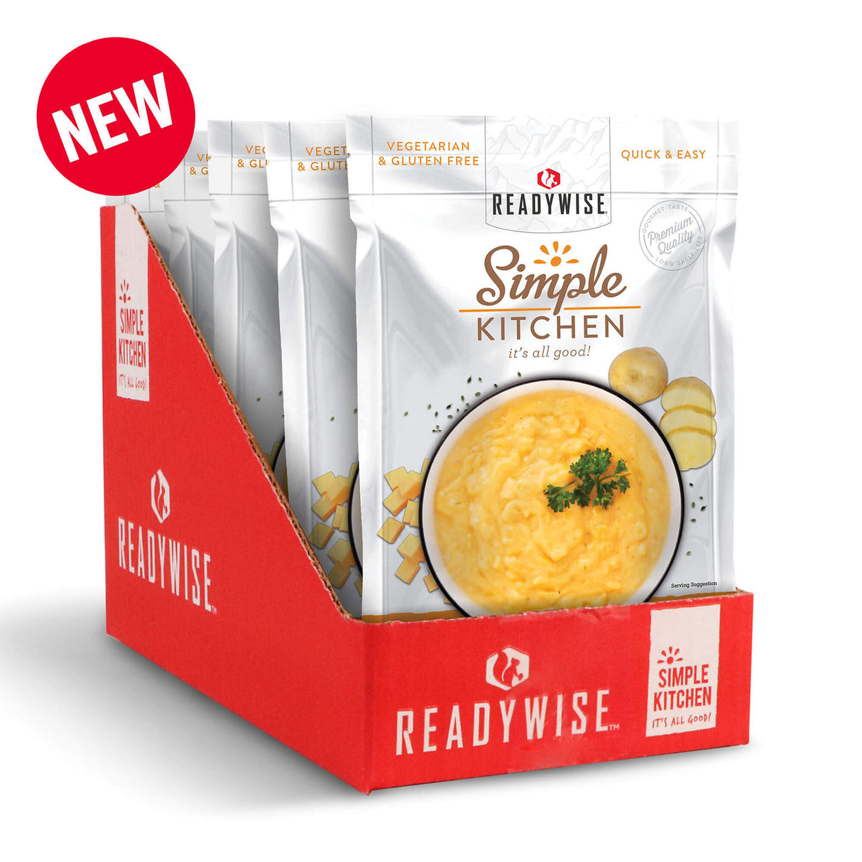 ReadyWise - 6 CT Case Simple Kitchen Cheesy Potato Soup