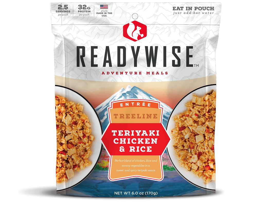 ReadyWise - 6 CT Case Treelline Teriyaki Chicken & Rice