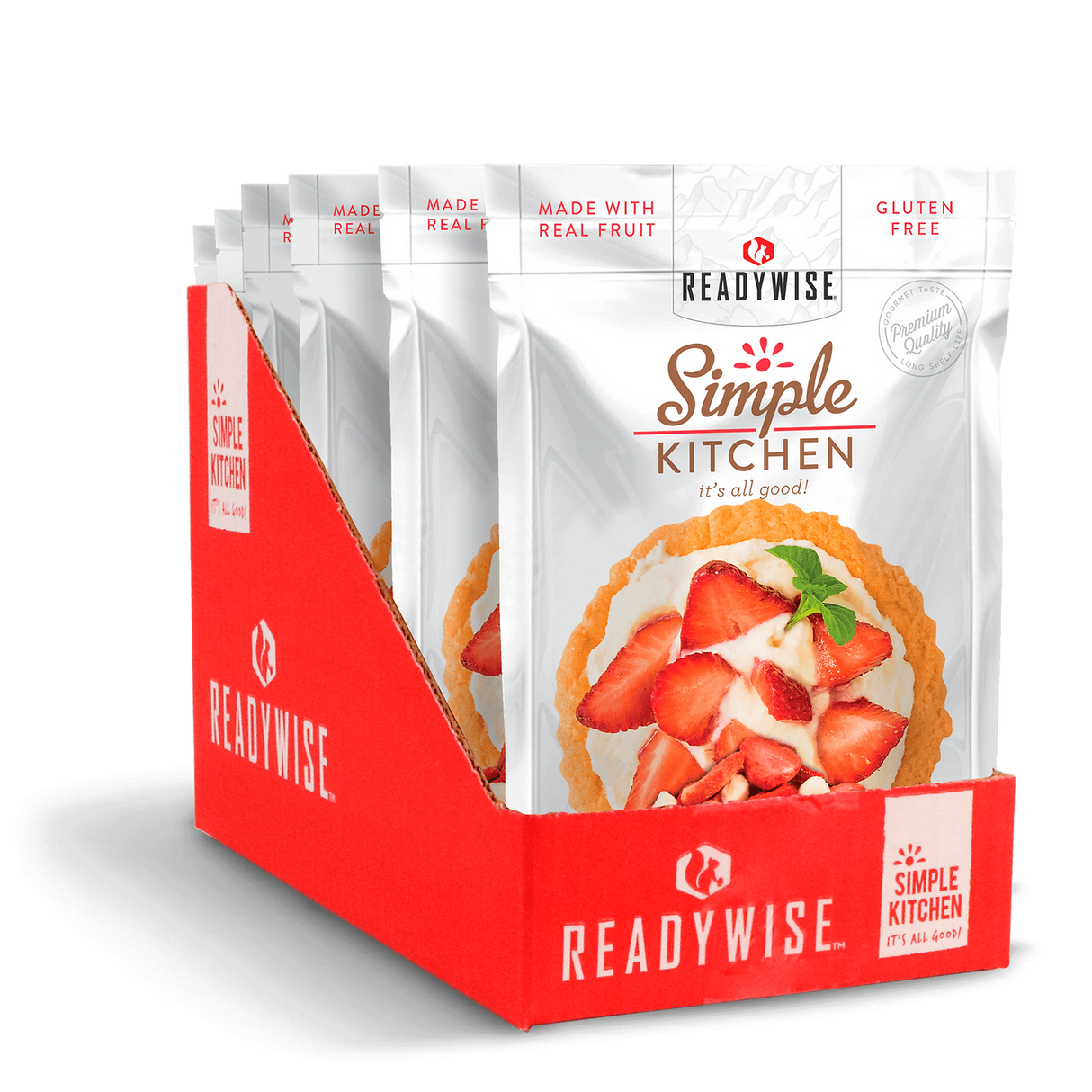 ReadyWise - 6 CT Case Simple Kitchen Strawberry Yogurt Tart