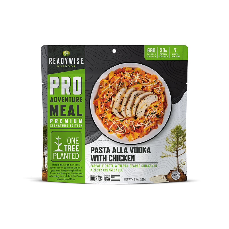 ReadyWise - 6 CT ReadyWise Pro Adventure Meal Farfalle alla Vodka with Chicken