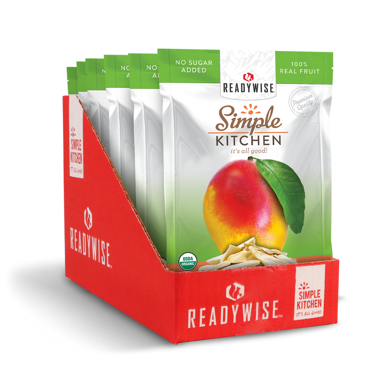 ReadyWise - 6 CT Case Simple Kitchen Organic FD Mango