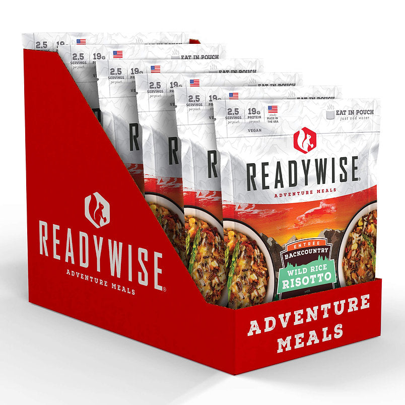 ReadyWise - 6 CT Case Backcountry Wild Rice Risotto with Vegetables