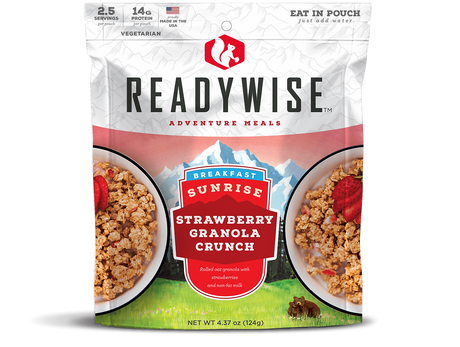 ReadyWise - 6 CT Case Sunrise Strawberry Granola Crunch