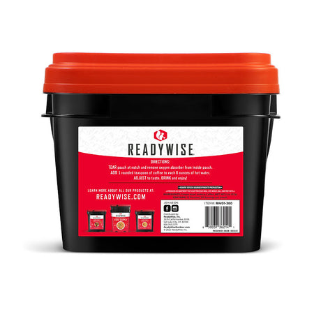 ReadyWise - 360 Servings Freeze-Dried Coffee