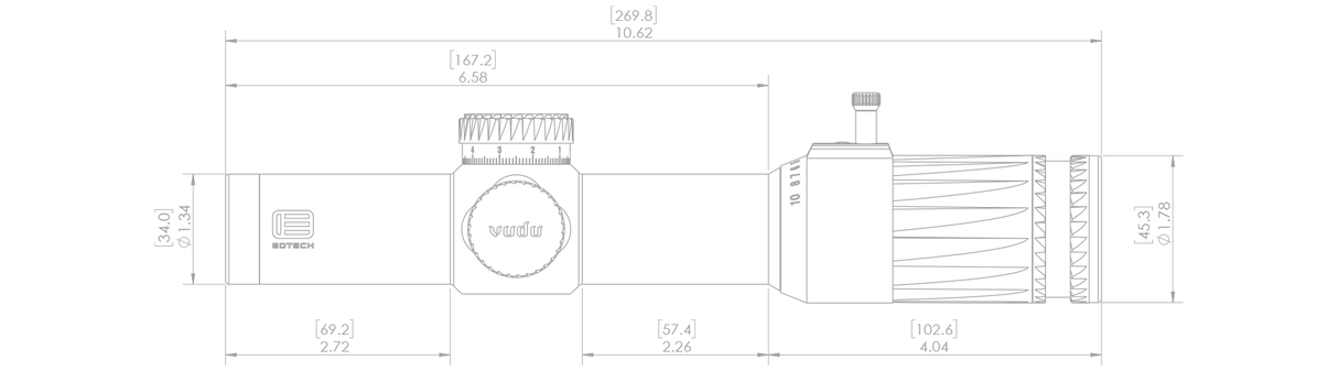 EOTech - Vudu 1-10x28 FFP SR4 MOA IR