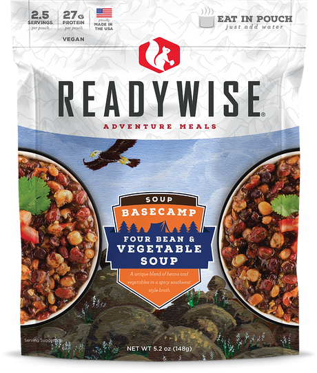 ReadyWise - 6 CT Case Basecamp Four Bean & Vegetable Soup