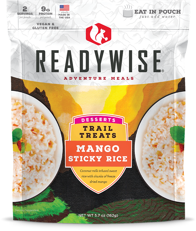 ReadyWise - 6 CT Case Trail Treats Mango Sticky Rice