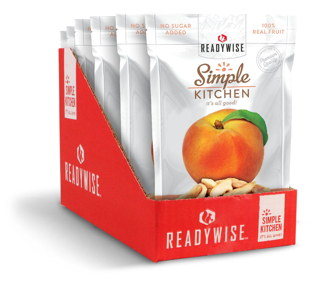 ReadyWise - 6 CT Case Simple Kitchen Peaches