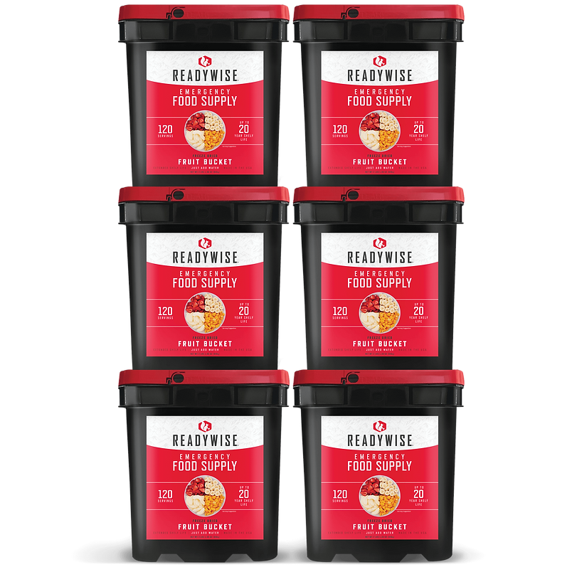 ReadyWise - 720 Serving Freeze Dried Fruit Bundle