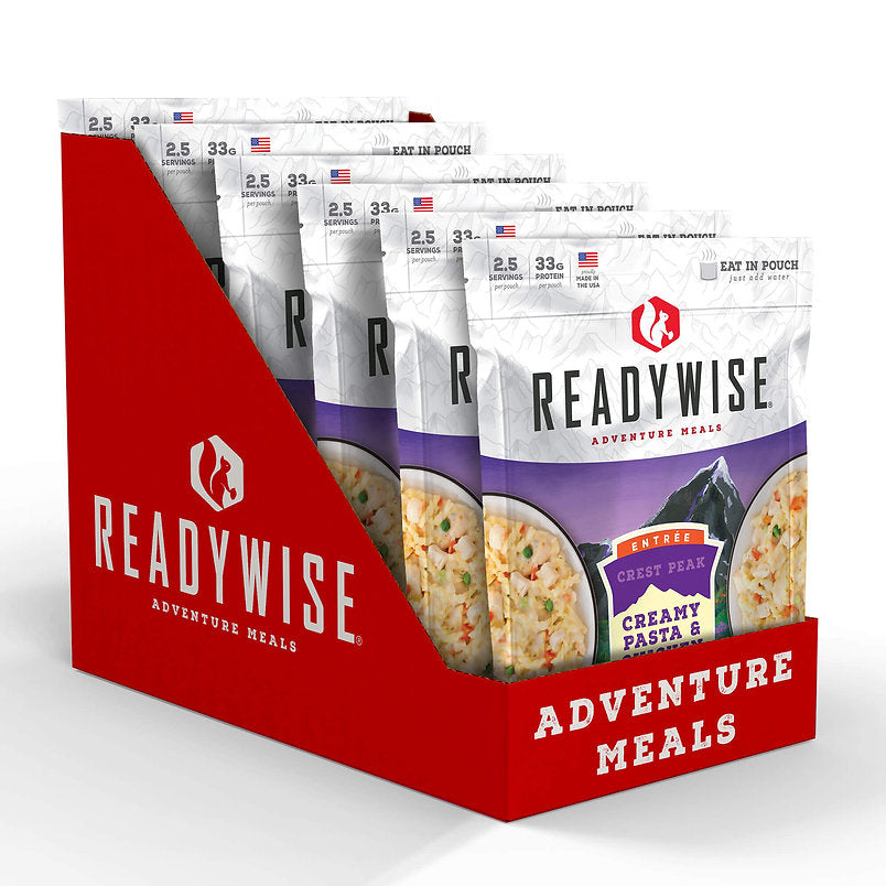 ReadyWise - 6 CT Case Crest Peak Creamy Pasta & Chicken