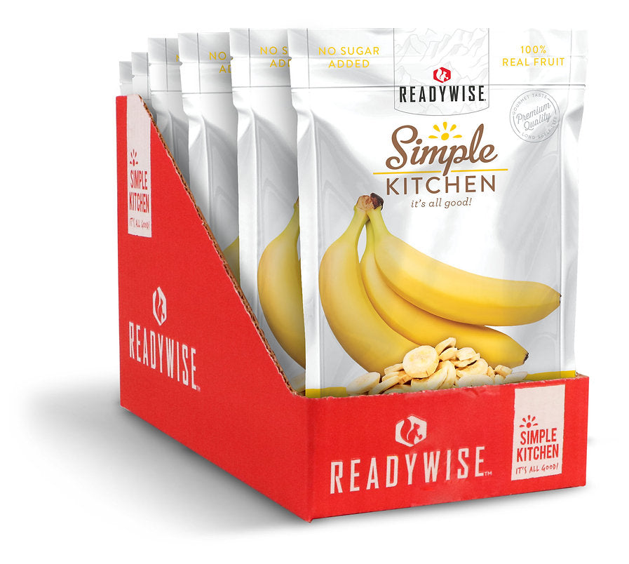 ReadyWise - 6 CT Case Simple Kitchen Bananas