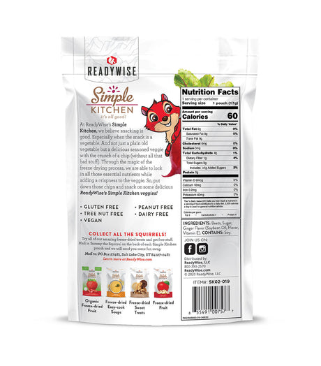 ReadyWise - 6 CT Case Simple Kitchen Ginger Beets